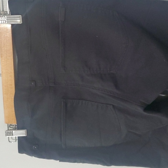 H&M pants womens size 8 black embroidered front flexible pliable comfy H&M - Picture 12 of 13